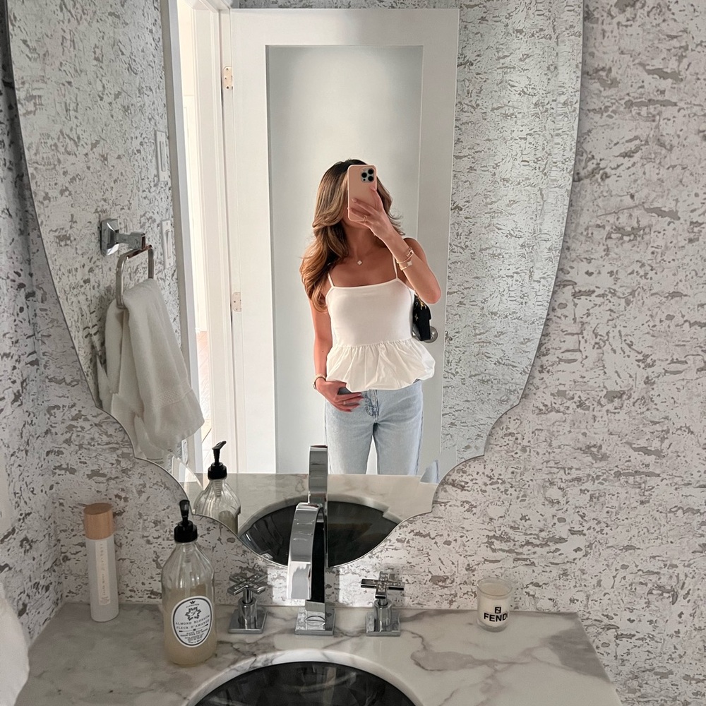 White H&M tank top